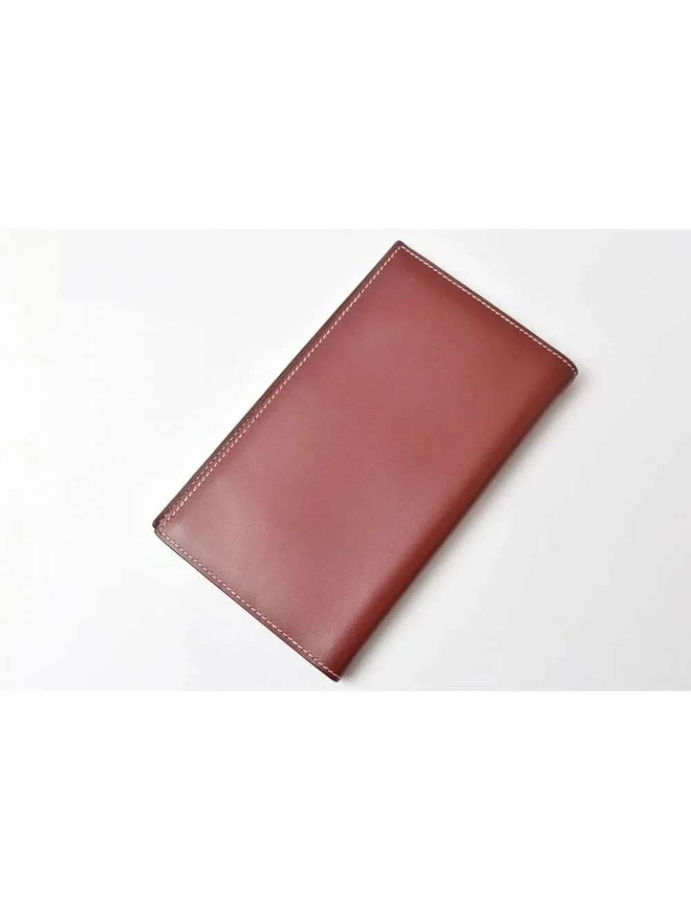 Hermes Agenda Notebook Cover Diary Vintage Box Calf Rouge